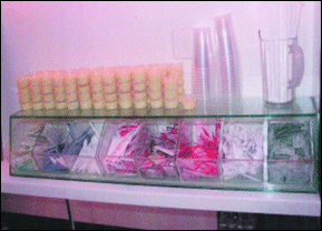 Am�nagement boulangerie: Boite multi-s�parations en plexiglas