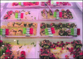Am�nagement boucherie: plateau en plexiglas blanc