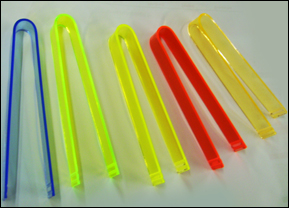 Materiel forain: pince en plexiglas