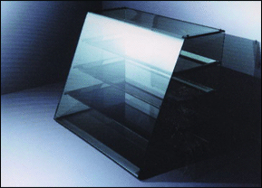 Materiel boulangerie: meuble en plexiglas