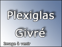 Plaque de plexiglas givr�