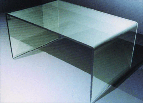 Pr�sentoir en plexiglas: pont
