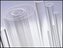 Tube en plexiglas incolore extrud�