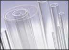 Tube en plexiglas transparent